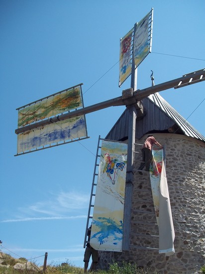Installation au Moulin d'Omer Cucugnan