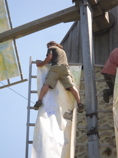Installation au Moulin d'Omer Cucugnan