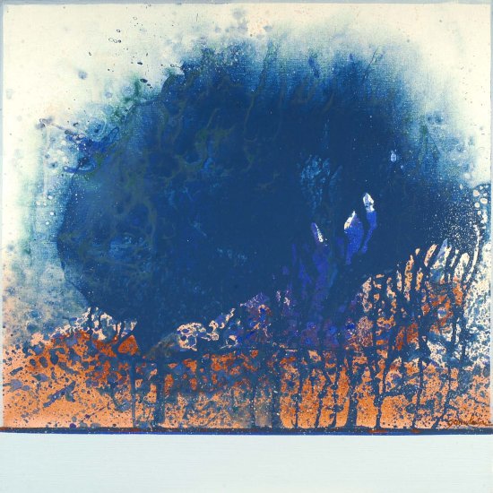 FORÊT BLEUE 80x80 cm