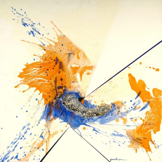 LA MORT DU DRAGON 80x80 cm