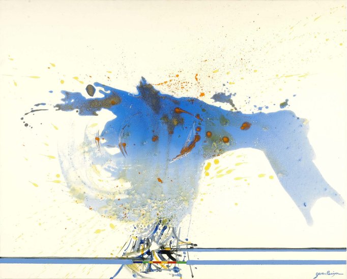 LE MONDE Á L'ENVERS 100x81 cm