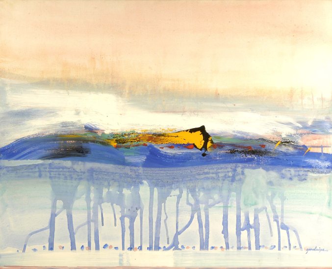 PAYSAGE MARIN 100x81 cm