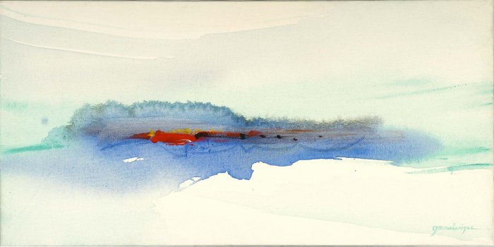 PAYSAGE MIRROIR 60x30 cm