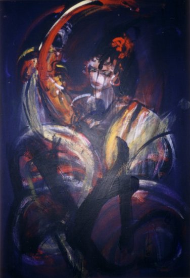  GRAND FLAMENCO 116x89 cm