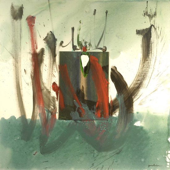 LA MORT DU TAUREAU 100x100 cm