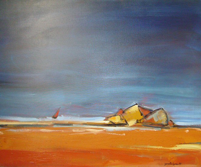 BORD DE MER 100x81 cm