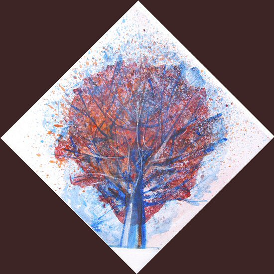 ARBRE D'HIVER 20x20 cm