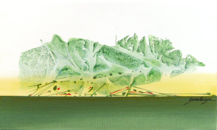 BUISSON DE PRINTEMPS 50x30 cm