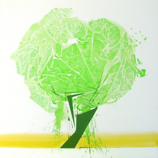 ARBRE CHOUX 100x100 cm