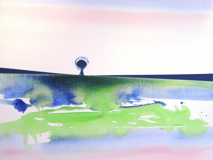 Á LA CROISÉES DES CHEMINS 100x81 cm