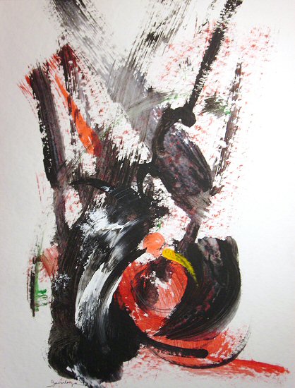 CORRIDA 3 (sur papier) 36x48 cm