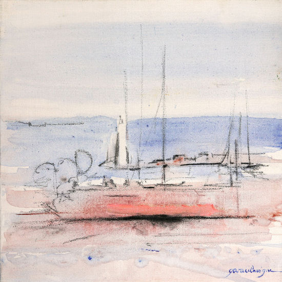 LE PORT DE BANYULS 30x30 cm