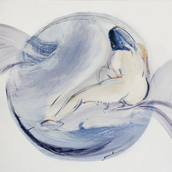 NU AU VAGUES 2 50x50 cm