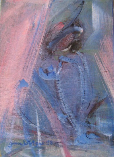 NU AU BAIN 1 22x16 cm