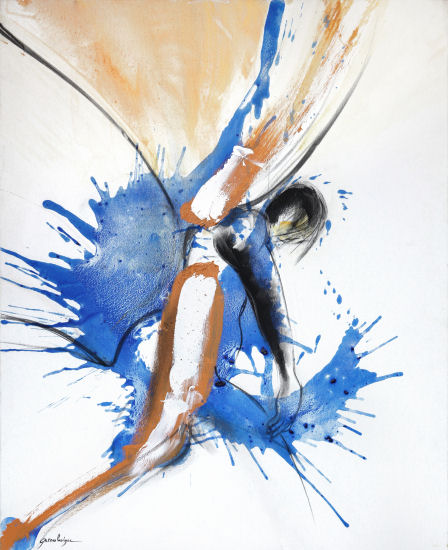 L'ANGE DÉCHU 100x81 cm