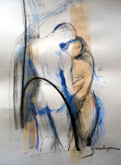 ETUDE SUR PAPIER 02 40x50 cm