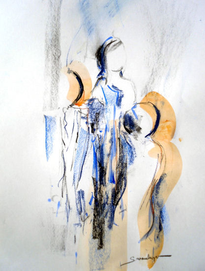 ETUDE SUR PAPIER 04 40x50 cm