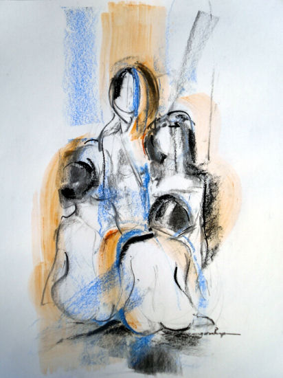 ETUDE SUR PAPIER 07 40x50 cm