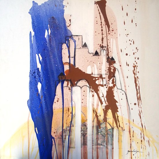 CITÉ MYSTÈRE 100x100 cm