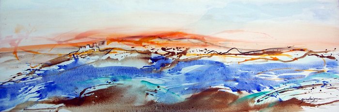 CHÂTEAU EN CORBIÈRE 150x50 cm