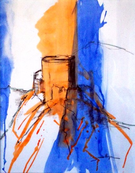 QUÉRIBUS (sur papier) 40x50 cm