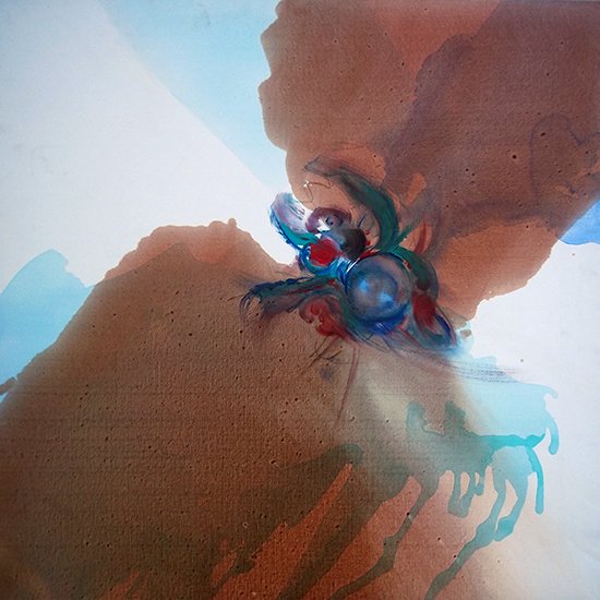 UN ANGE PART 100x100 cm