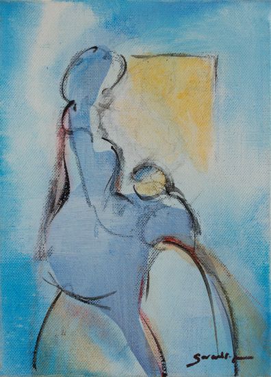 LA MÈRE ET L'ENFANT 1 22x16 cm