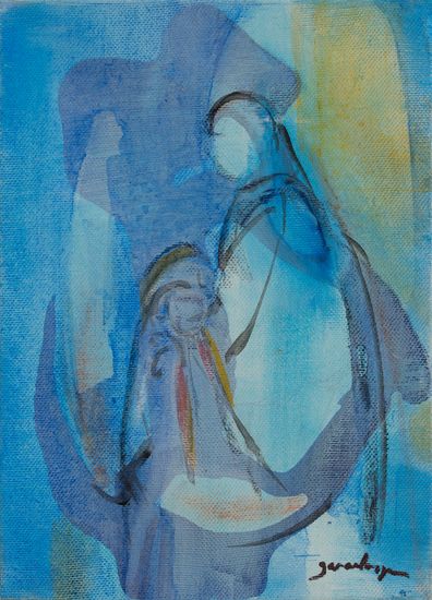 LA MÈRE ET L'ENFANT 2 22x16 cm