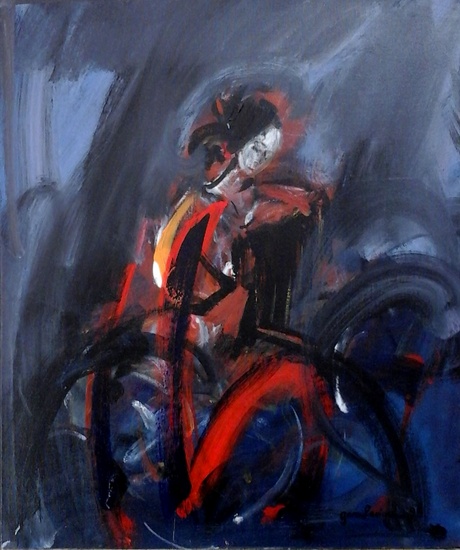 LA GITANE BLANCHE 55x46 cm