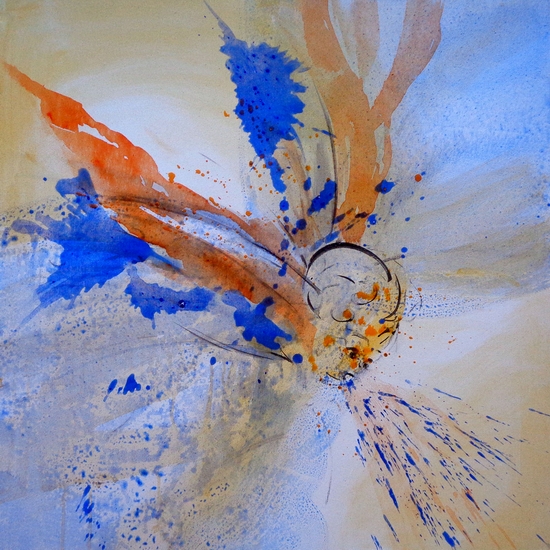 UN SOUFFLE DU VENT 70x70 cm