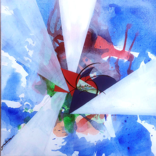 LE MOULIN DE VILLENEUVE 50x50 cm